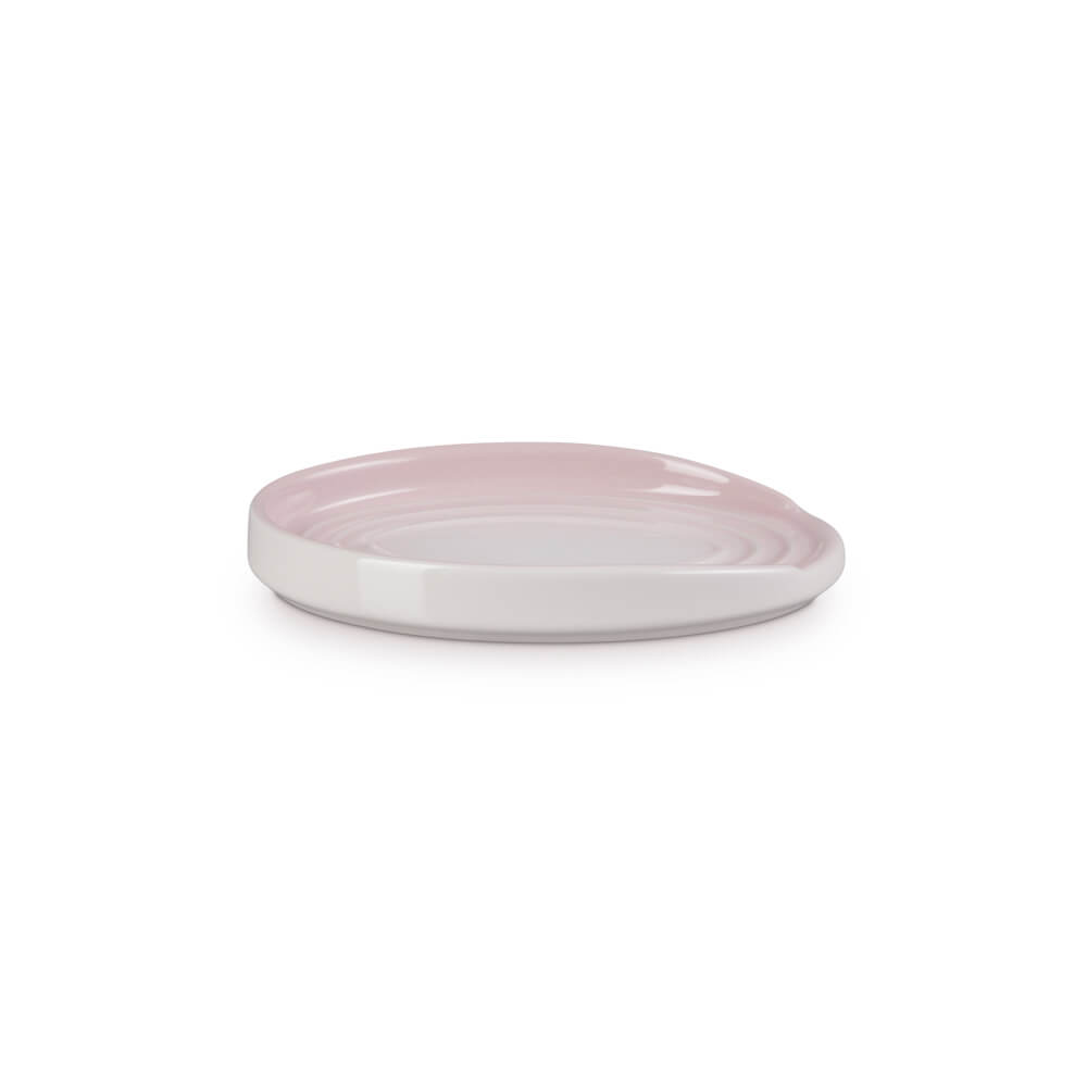 Le Creuset Shell Pink Stoneware Oval Spoon Rest